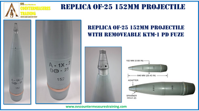 Replica 152mm OF-25 Projectile