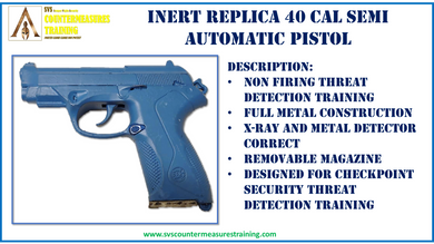 Inert Replica Semiautomatic 40 cal Pistol