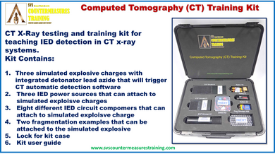 Aviation CT X-Ray Testing and Training kit