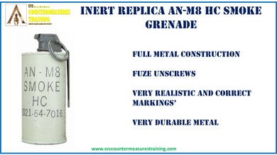 Inert Replica AN-M8 HC Smoke Hand Grenade Metal