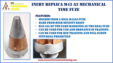 Inert Replica M43A3 Fuze Mech Time Fuze