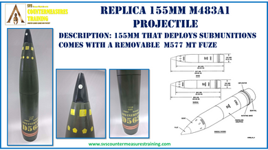 Replica 155mm M483A1