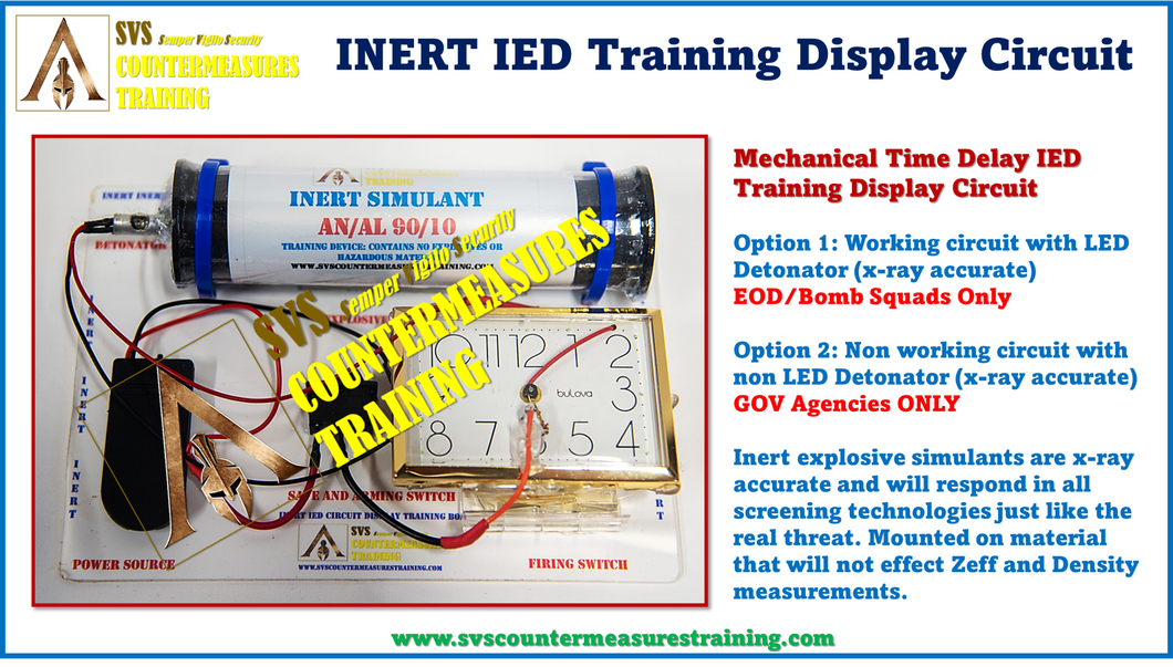 Inert IED Training Display Circuit