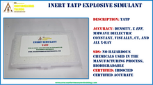 INERT TATP HME X-Ray Accurate Explosive Simulant