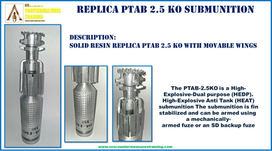 Replica PTAB 2.5 KO Submunition