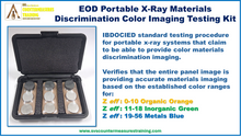 Material Discrimination test set for portable x-rays