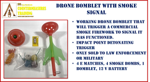 Inert Drone Bomblet with Smoke Penalty
