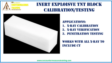 Inert TNT Block Simulant x-ray testing