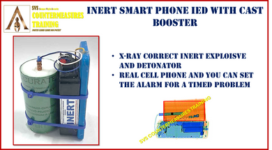 Inert RCIED Smart phone with CAST Booster IED