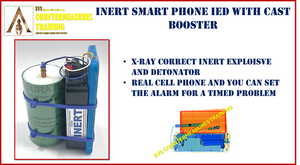 Inert RCIED Smart phone with CAST Booster IED