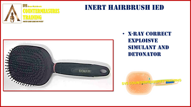 Inert Hairbrush IED Large