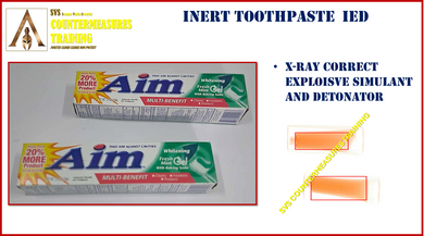 Inert Toothpaste IED
