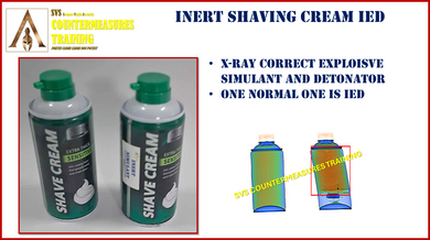 Inert Shaving Cream IED