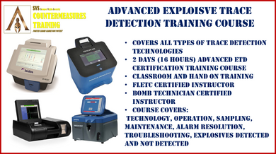 Advanced Explosive Trace Detection (ETD) Training Course