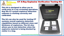 Aviation CT X-Ray Explosive Detection Verification Testing Kit