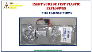 INERT SUICIDE VEST WITH PLASTIC  FRAGMENTATION