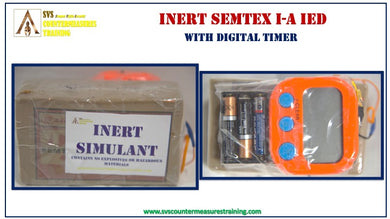 INERT SEMTEX 1-A IED WITH DIGITAL TIMER
