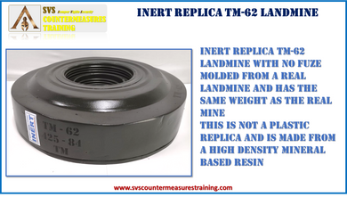 Inert Replica TM-62 landmine