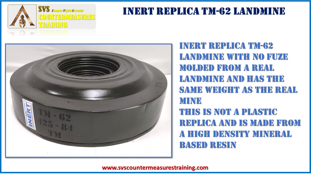 Inert Replica TM-62 landmine
