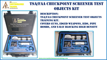 TSA/FAA Checkpoint Screener Test Objects Kit