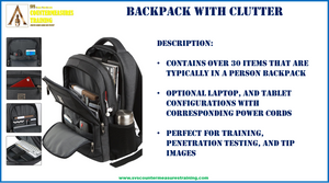 Backpack with Clutter