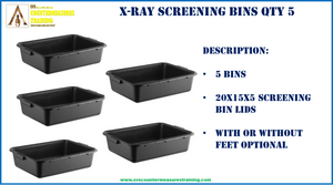 X-Ray Screening Bins (Quantity 5)