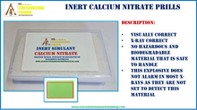 INERT Calcium Nitrate HME Explosive Simulant
