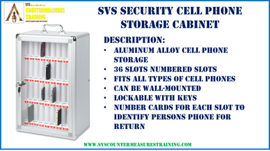 SVS Security Cell Phone Storage Cabinet