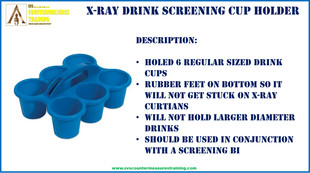 X-ray Drink Screening Cup Holder