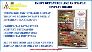 Inert Initiator Inert Detonator and Initiator Display Board