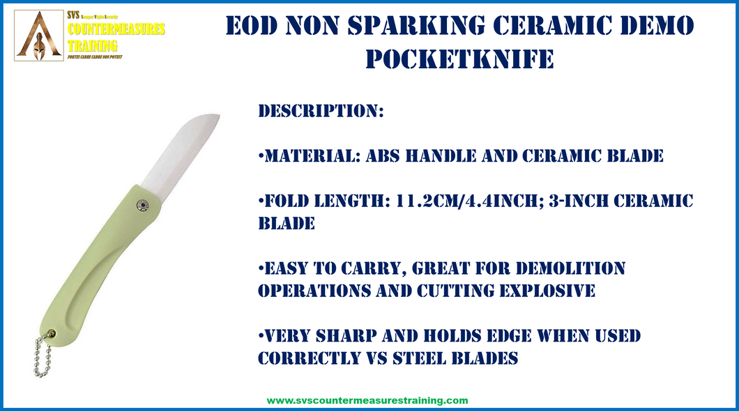 EOD Pocket Ceramic Pocket Knife