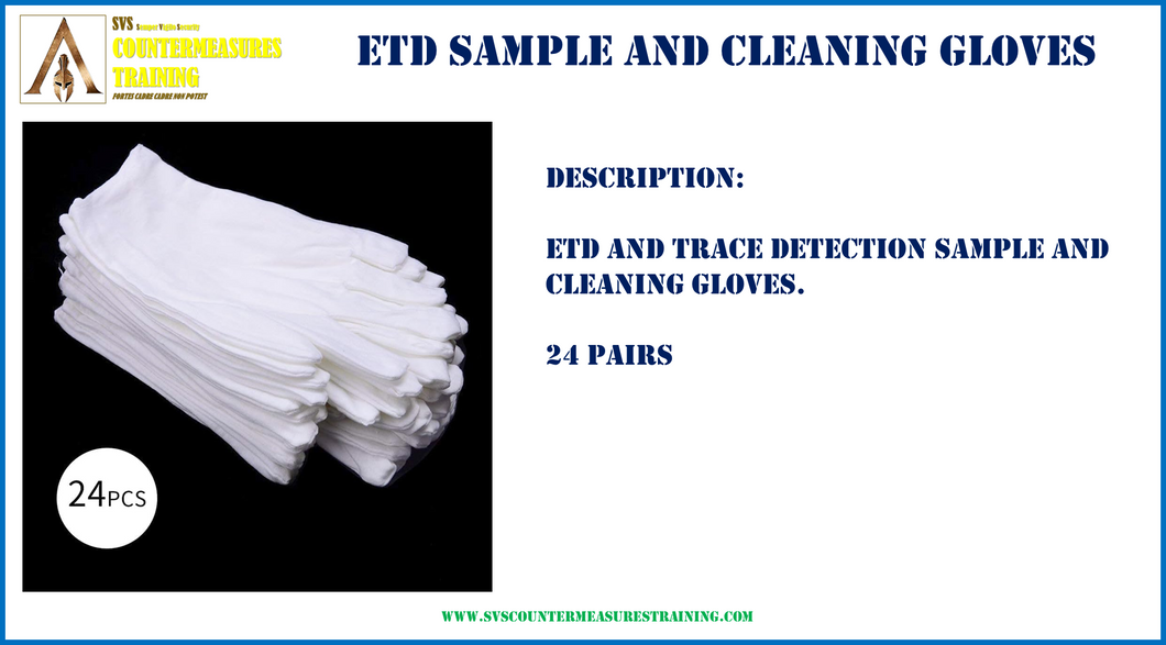 ETD sampling Gloves