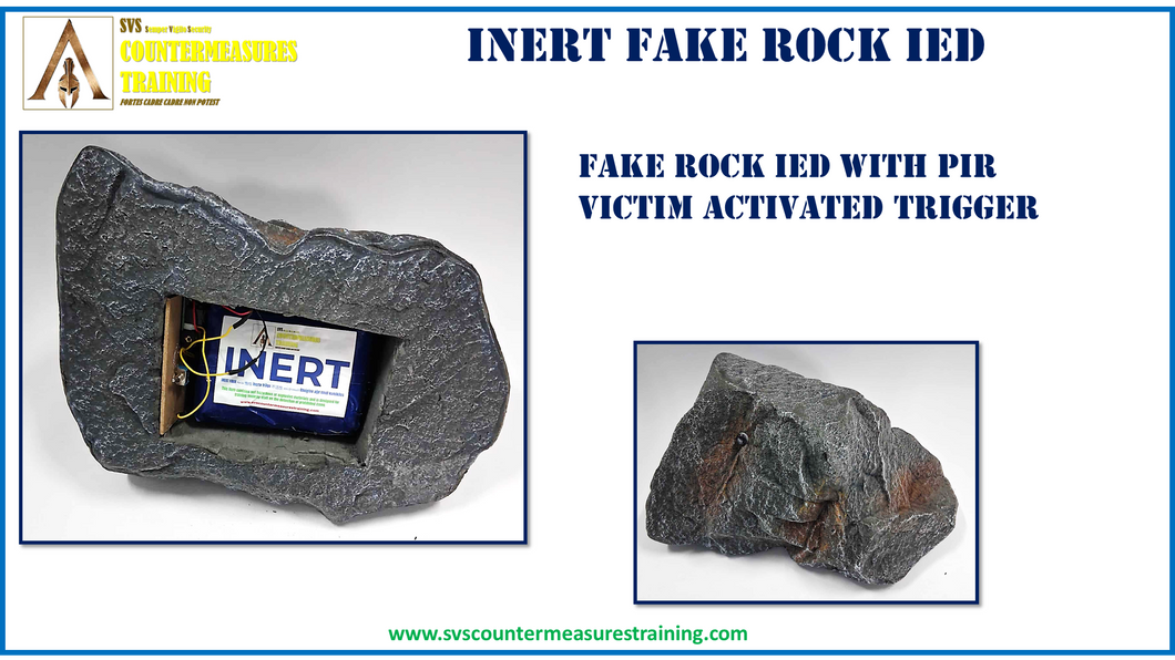 Inert Fake Rock PIR IED
