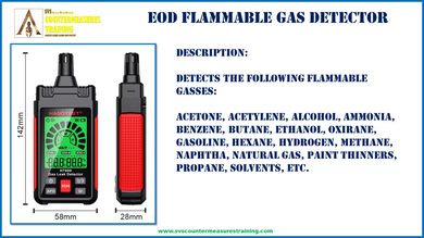 EOD Flammable Gas Detector