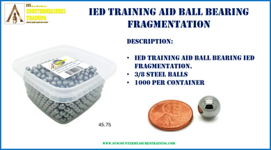 IED Ball Bearing Fragmentation