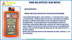 EOD High Voltage Blasting Machine Exploder