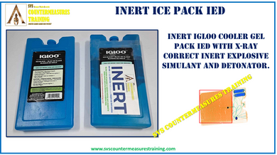 Inert Igloo Ice Pack IED set