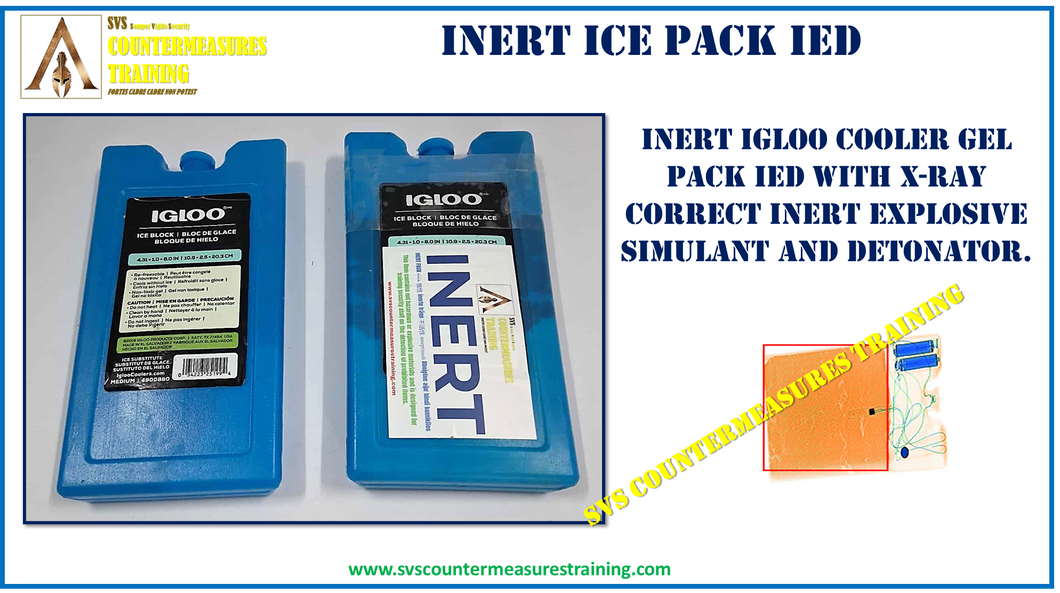 Inert Igloo Ice Pack IED set