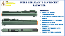 Inert Replica M72 LAW Rocket Launcher all metal