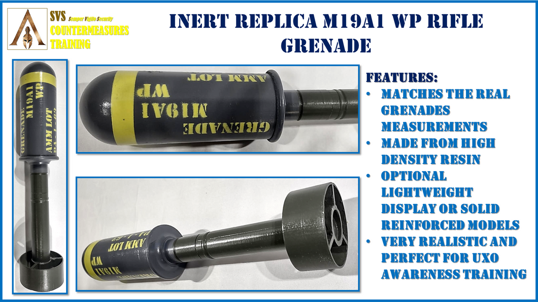 Inert Replica M19A1 WP Rifle Grenade