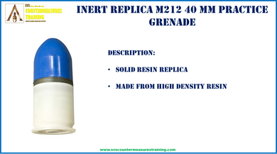 Inert Replica U.S. 40mm grenade M212 practice