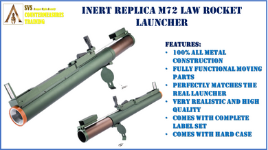 Inert Replica M72 LAW Rocket Launcher all metal