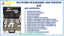 NIJ 0601.02 Walk Through Metal Detector Testing Kit