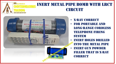 Inert Metal Pipe Bomb LRCT IED