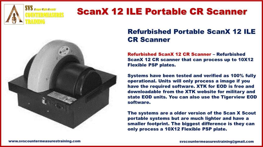 ScanX 12 CR Scanner Refurbished