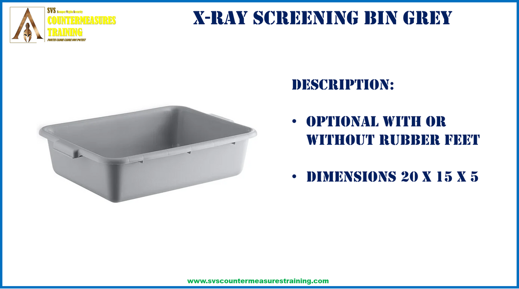 X-Ray Screening Bins (QTY 1)