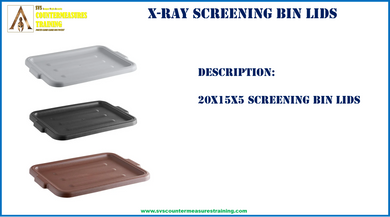 X-Ray Screening Bin Lids