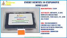 INERT Semtex 10 X-Ray Accurate Explosive Simulant