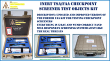 TSA/FAA Checkpoint Screener Test Objects Kit