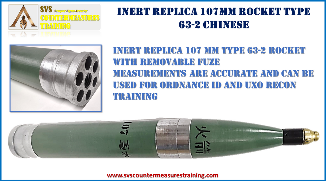Inert Replica 107mm Type 63-2 Chinise Rocket